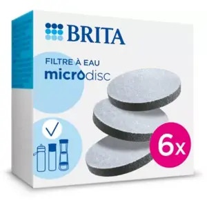 Comparateur de prix : Cartouche BRITA - MicroDisc - Pack de 6 - 1 filtre = 1 mois de filtration