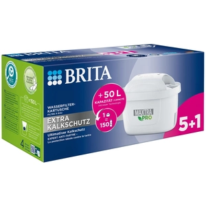 Comparateur de prix : Brita Maxtra Pro Extra Lot de 6 filtres anti-calcaire pour filtre à eau