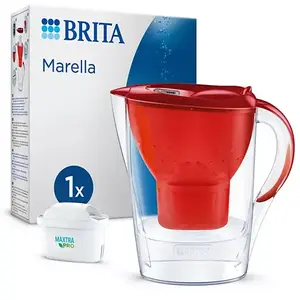 Carafe Filtrante Marella - Rouge Brita pas cher
