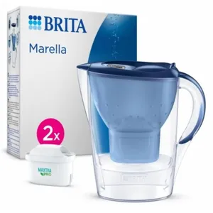 Comparateur de prix : Brita Brita Marella Blue Jug 2 Filtres 2,4l Maxtra Pro
