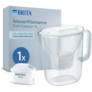 Brita - Carafe Filtrante Essential Xl Blanc + 1 Cartouche Maxtra Pro pas cher