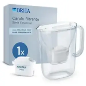 BRITA Style Essential blanche 1 cartouche MAXTRA PRO pure performance pas cher