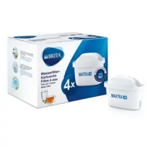 Comparateur de prix : Pack de 4 cartouches filtrantes BRITA MAXTRA+ pour carafes - Blanc