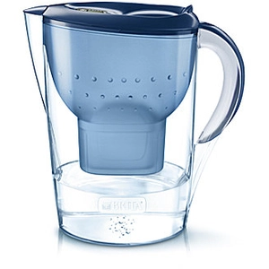 BRITA Carafe filtrante Style Essential Stone Blue (2,4 L) avec 1 cartouche Maxtra Pro Pure Performance | Leroy Merlin