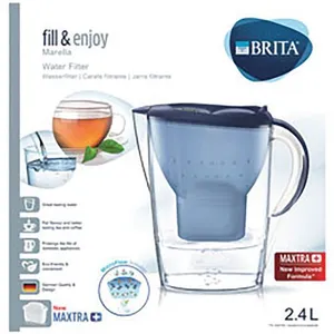 Carafe filtrante 2,4l bleu + 1 cartouche maxtra+ - 1024038 - BRITA pas cher