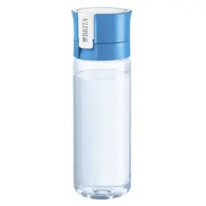Comparateur de prix : Gourde filtrante transparente bleue BRITA - 1 filtre MicroDisc inclus