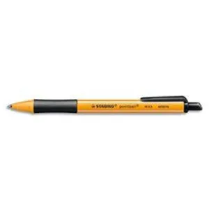 Comparateur de prix : STABILO Lot de 3 Stylos Bille Rétractable POINTBALL Tracé 0,5 mm Noir