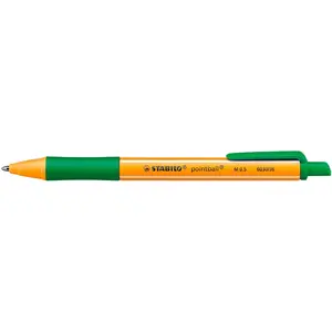 Comparateur de prix : Stylo bille - STABILO - Pointball - Large - Vert - Non rechargeable