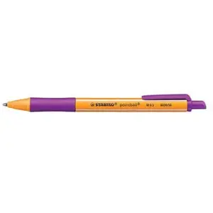 STABILO Stylo à bille rétractable pointball, lilas