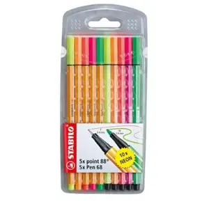 STABILO Feutre Pen 68 / feutre à pointe fine point 88, étui ()
