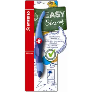 Comparateur de prix : Stabilo Easystart B-46843-10 Stylo roller Version droitier Bleu