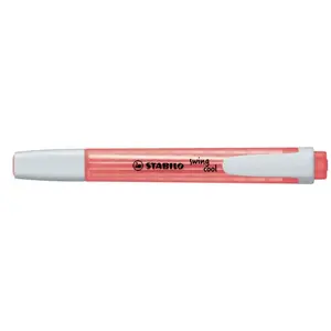 Comparateur de prix : STABILO Lot de 5 Surligneurs de poche SWING COOL Pte Biseautée 1-4 mm Rouge