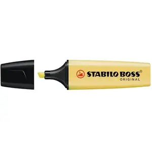 Comparateur de prix : Stabilo Stabilo Surligneur Pastel Boss Jaune. Pointe Biseautée