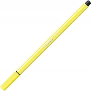 Feutre dessin - STABILO Pen 68 - 1 feutre pointe moyenne -jaune citron pas cher