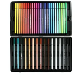 Comparateur de prix : Stabilo pen 68 - boîte métal de 40 feutres pointe moyenne - coloris assortis 6840/6-ASS