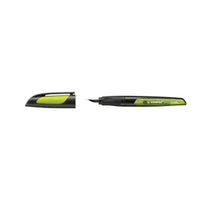 Comparateur de prix : STABILO - 1 Stylo-plume STABILO EASYbuddy plume L spéciale gaucher - noir/jaune