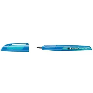Comparateur de prix : Stylo-plume EASYbuddy M - STABILO - Finition iridium - Coloris bleu turquoise