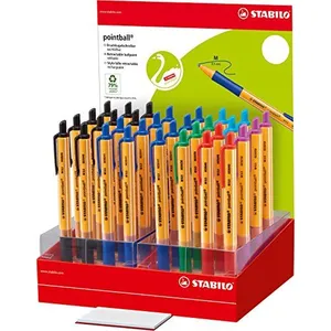 Comparateur de prix : STABILO 6030/32-1 Lot de 6 stylos à bille Couleurs assorties