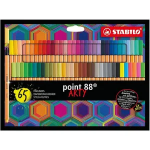 Stabilo Etui Carton De 65 Feutres Fins Stabilo Point 88 Arty - Pointe Fine