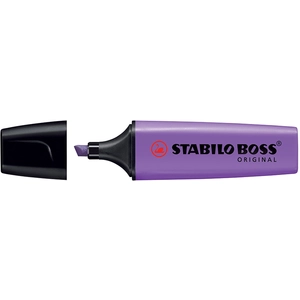 Comparateur de prix : STABILO Surligneur BOSS ORIGINAL Rechargeable Pte Biseautée 2-5 mm Lavande