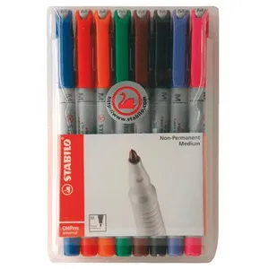 Comparateur de prix : Stabilo Feutre Ohpen Soluble 1 - Pochette De 8