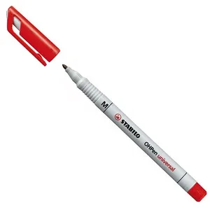 Comparateur de prix : Marqueur effaçable- STABILO OHPen - 1 marqueur pointe 1 mm - rouge