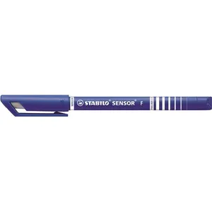 Comparateur de prix : STABILO Lot de 10 stylos feutre Fineliner Sensor pointe fine bleu