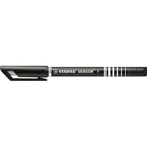 Comparateur de prix : STABILO Lot de 6 Stylos feutre Fineliner Sensor pointe fine noir