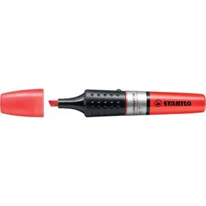Comparateur de prix : STABILO Luminator Marqueur Rouge Pointe biseautée Noir Rouge Polypropylène 2 mm 5 mm