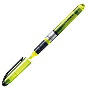Comparateur de prix : STABILO Lot de 5 Surligneurs NAVIGATOR de poche Pte Biseautée Jaune