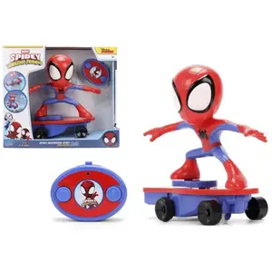 Jada RC Spider-Man Skateboard Stunt 9" pas cher