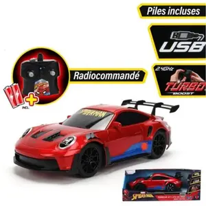 Jada RC Marvel Spider-Man Porsche 911 1:16 pas cher