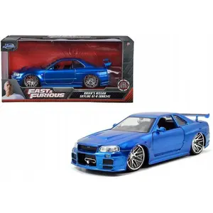 Comparateur de prix : JADA Fast & Furious - Brian's Nissan 2002 Skyline Gt-r - 1:24