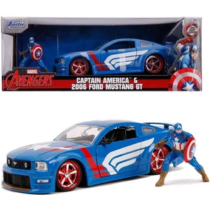 Voiture Ford Mustang GT Captain America JADA TOYS pas cher