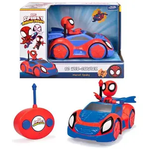 Comparateur de prix : SIMBA.DICKIE.GROUP Jada Télécommande RC Car Spidey Web Crawler avec Spidey Figure 1:24