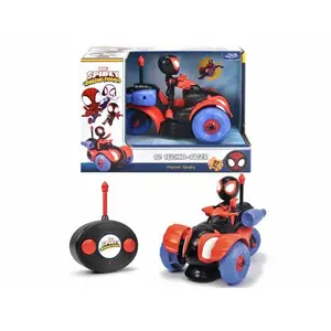 SIMBA.DICKIE.GROUP Marvel - Voiture Télécommandée - 17cm - Figuirne incluse - Dés 3 ans
