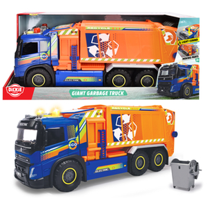 Jouet - DICKIE - Camion poubelle géant - Extérieur - Mixte