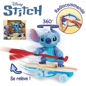 Véhicule radiocommandé Jada Stitch Surfer 25 cm pas cher