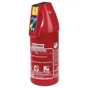 Gloria - Extincteur à poudre F2GM 2 kg à pression continue classe d'in...
