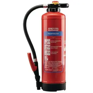 Gloria - Extincteur à eau 9 kg rechargeable classe d'incendie a 43 a a...