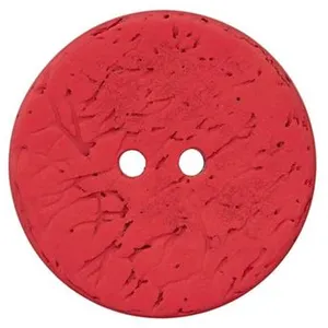 Non communiqué Bouton Coco 30 mm X 1 - Union Knopf(...) - Rouge pas cher