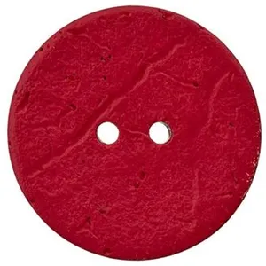 Non communiqué Bouton Coco 30 mm X 1 - Union Knopf(...) - Rouge Bordeaux