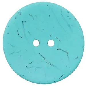 Bouton Coco 30 mm X 1 - Union Knopf Vert Turquoise bleu - Vert Turquoi... pas cher