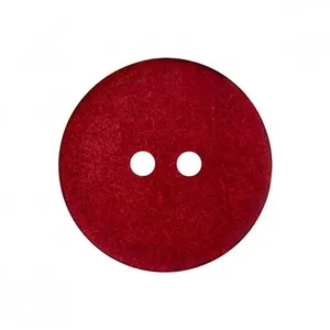 Non communiqué Boutons Coco 23 mm X 2 Bordeaux - Union Knopf(...) - Rouge