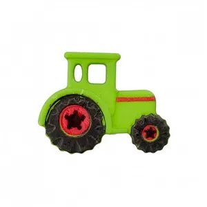 Non communiqué Bouton Tracteur Vert à queue 23mm - Pym(...) - pas cher