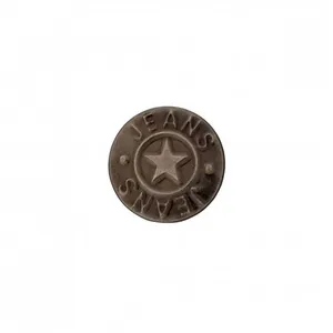 Non communiqué Bouton jeans métal pied étoile 18mm - Prym(...) - Acier Noir