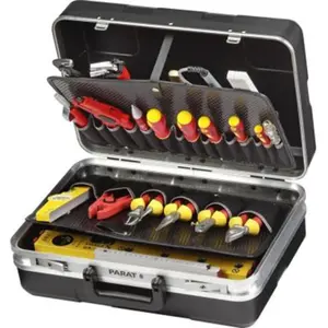Parat - Mallette à outils abs plastique noir - 450x180x310mm 485.020-171 pas cher