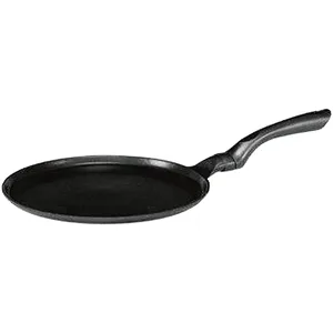 KRÜGER 2027340 Delta Crêpe Casserole Fonte d'Aluminium Noir 24 cm pas cher