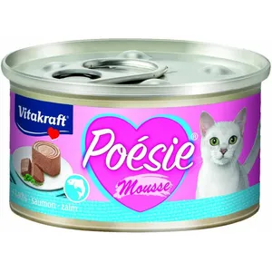 Vitakraft Poésie mousse au saumon can 85 g pas cher
