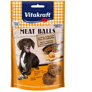 Comparateur de prix : Meat Balls - Friandise pour Chien au Boeuf - 80g (4008239310002) - Vitakraft